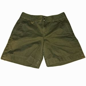 Ralph Lauren Women's Shorts Olive Green Jean Size 8